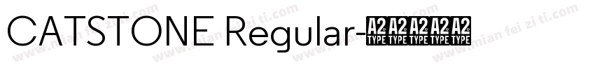 CATSTONE Regular字体转换